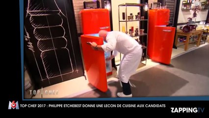 Top Chef 2017 : Philippe Etchebest donne une leçon de cuisine aux candidats ! (vidéo)