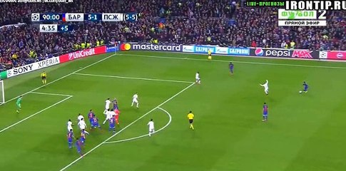 Sergi Roberto Goal HD - Barcelona	6-1	Paris SG 08.03.2017