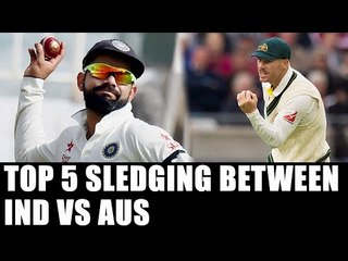 India Vs Australia :  Top 5 Sledging incidents between both teams | Oneindia News