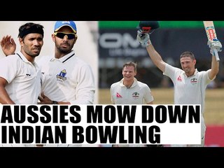 Steve Smith, Shaun Marsh smash India A bowlers on first day of warm-up match | Oneindia News