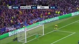 Second Neymar Goal Barcelona vs PSG 6-1  (champions league )08_03_2017 HD