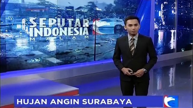 Hujan Angin Kencang Kembali Landa Surabaya, Puluhan Pohon Tumbang