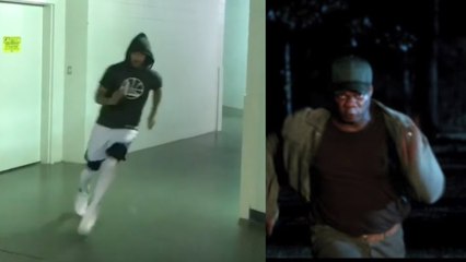 Steph Curry Does the New 'GET OUT' Challenge (#GetOutChallenge)