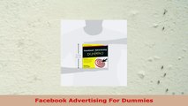 READ ONLINE  Facebook Advertising For Dummies