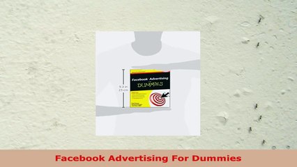 READ ONLINE  Facebook Advertising For Dummies