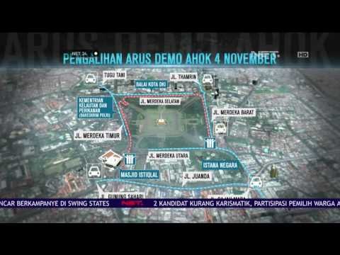 Rute Unjuk Rasa 4 November 2016 - NET24
