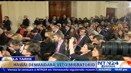 Hawái se convierte en el primer estado en demandar el nuevo veto migratorio de Donald Trump