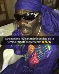L'accoutrement féminin de Souleymane Faye pour la journée de la femme
