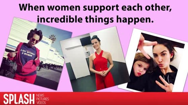 Goldie Hawn and Jessica Chastain Celebrate International Women's Day