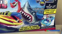Micro Boats Shark Attack Challenge Little Dory Robofish Toy Review & BIG Trouble