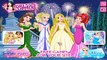 Замороженные Принцесса Эльза, Рапунцель, Ариэль и Белль конкурс красоты Эльза замороженные одеваются игры для детей