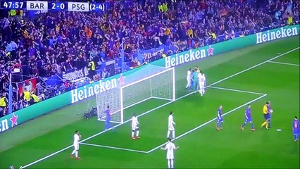 Neymar penalty (Barcelona - PSG, 08.03.2017)