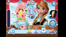 Замороженные Принцесса Анна ног Доктор игры операция видео летсплеев для детей