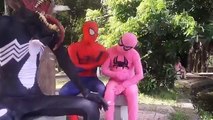 Замороженные elsa поединок евро-2016 против Человек-паук и Веном, черный Человек-Паук Малефисента удовольствие Superheroe
