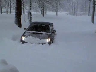 16 inches of snow and somebody steals your snow shovel .... NO PROBLEM ! Lol