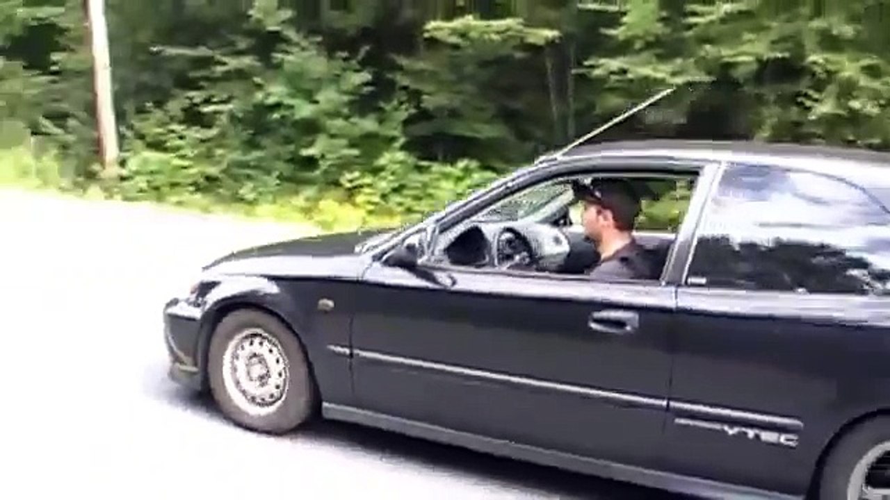 Civic ek9 Burnout