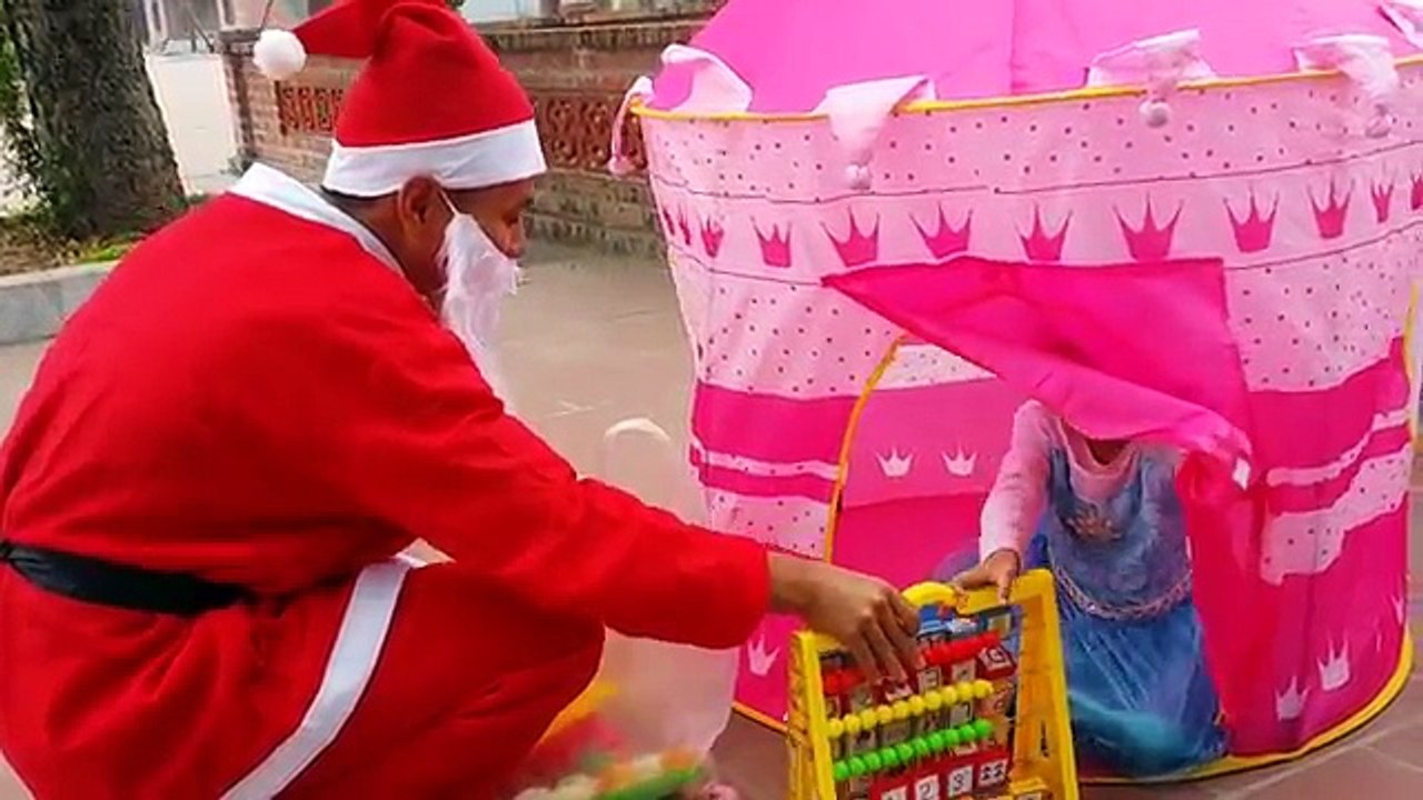 Rob Gifts of Santa! Black Spiderman Elsa Joker Pranks Merry Christmas Funny videos Super h