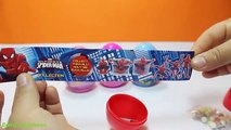 Surprise Eggs Disney Princess MagiClip Kinder Mickey Mouse Cars 2 Spiderman Hello Kitty