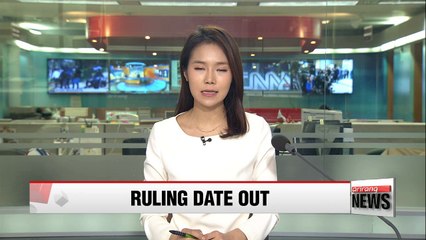 Constitutional Court to announce impeachment verdict on Friday