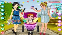 BARBIE GIRL Elsa Y Rapunzel Embarazada Bffs ✫ Juegos de Vestir Para Niños ✫ DG Bebé Top Juegos