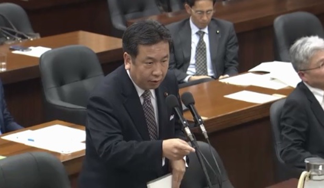 革◯ 枝野幸男(民進党・無所属クラブ) 国会中継 衆議院 法務委員会 平成29年3月8日