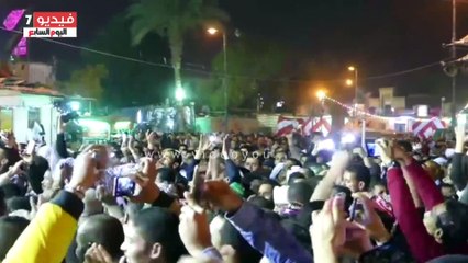 نقيب المنشدين محمود التهامى يبدأ وصلته بالليلة الختامية لمولد السيدة نفيسة
