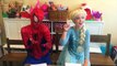 Superhero Compilation Blue Spiderman Frozen Elsa Disney Princesses and babies w/ bad baby