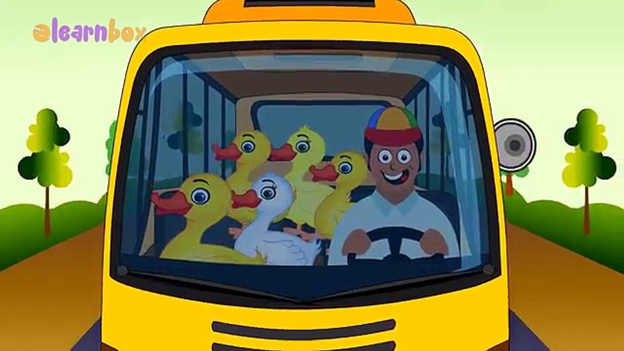 Wheels On The bus | Duck Wheels On The bus Nursery Rhymes for Children Hot Wheels Bus Songs