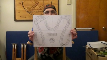 Jeu de Cribb sur table portable - fabrication.