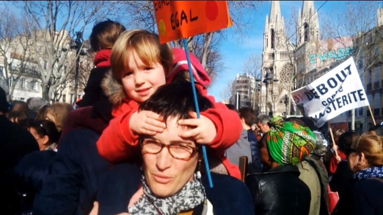 Marseille : Manifestation pour la journée mondiale des droits de la femme
