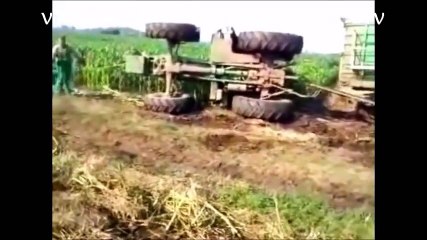 Accidents de la machinerie lourde, 2017. Compilation. machines râpées
