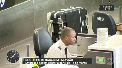 Companhias aéreas vão poder cobrar pelas malas despachadas a partir de 14 de março