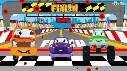 Carros de Monster Truck. Monster Machines - La revisión mecánica - Coches para niños