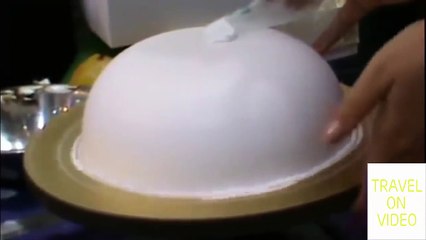 Make cream cakes with ceramic style