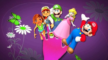 Finger Family Children Nursery Rhymes Super Mario Cartoons | Subway Surfers Cheats Finger