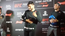 Rival de Belfort canta Safadão e rouba a cena em treino do UFC em Fortaleza