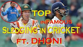 Top In-Famous Fights, Sledging in Cricket ft. MS Dhoni