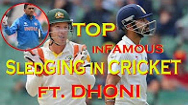 Top In-Famous Fights, Sledging in Cricket ft. MS Dhoni