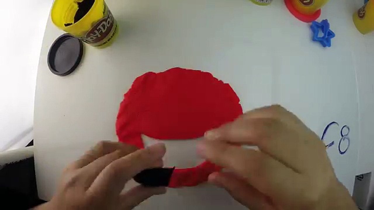Play doh Elmo de Sesame Street de animación Stop motion. Monstruo de las galletas
