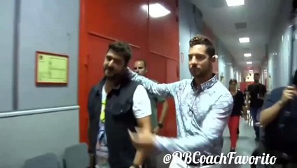 David y Orozco por el pasillo... (La Voz Kids 3) #LaVozKidsCuentaAtras