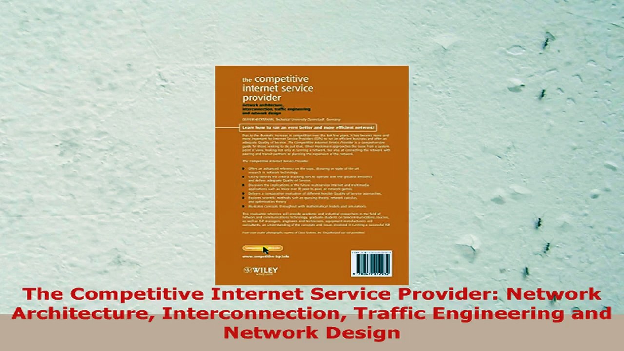 READ ONLINE  The Competitive Internet Service Provider Network Architecture Interconnection Traffic