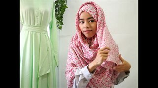 Hijab Syar'i Tutorial  Simple Plaid   triadilah