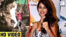 Tiger Shroff's Girlfriend Disha Patani's DARING Stunt With Jackie Chan | LehrenTV