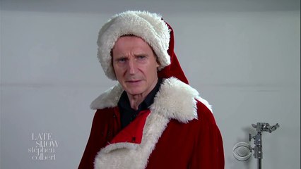 Liam Neeson Auditions For Mall Santa Claus-