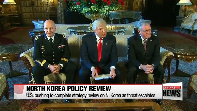 U.S. pushing to complete strategy review on N. Korea as threat escalates
