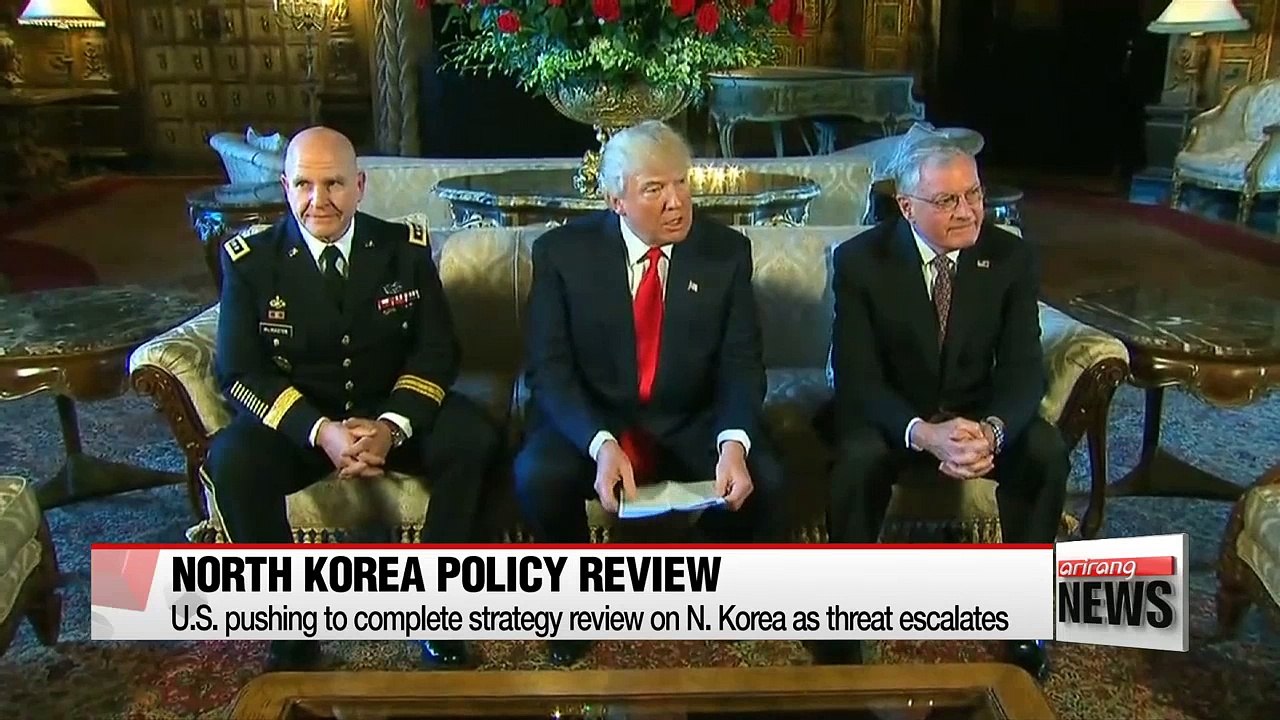 U.S. pushing to complete strategy review on N. Korea as threat escalates