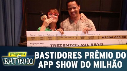 Exclusivo: Bastidores da entrega do prêmio de R$ 300 mil pelo APP Show do Milhão