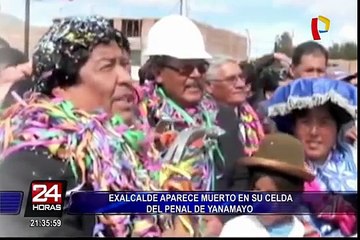 Puno: exalcade aparece muerto en su celda de penal de Yanamayo