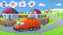 De dibujos animados Juego Increíble Coches y Camiones | Camiones de Bomberos | Mezclador de Hormig