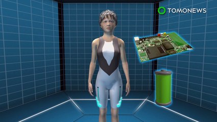 Supertraje usa tecnologia militar para ajudar pessoas idosas a se locomover.